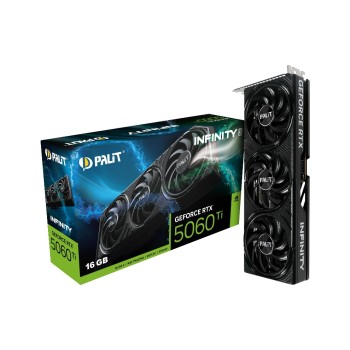 Palit RTX5060Ti Infinity 3 16GB GDDR7, GeForce RTX5060 Ti, 3x DP, 1x HDMI Palit RTX5060Ti Infinity 3 16GB GDDR7, GeForce RTX5060 Ti, 3x DP, 1x HDMI