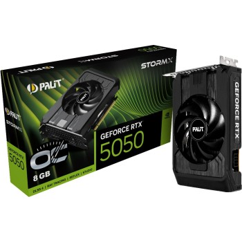 Palit RTX5050 StormX OC 8GB GDDR6, GeForce RTX5050, 3x DP, 1x HDMI Palit RTX5050 StormX OC 8GB GDDR6, GeForce RTX5050, 3x DP, 1x HDMI