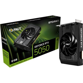 Palit RTX5050 StormX 8GB GDDR6, GeForce RTX5050, 3x DP, 1x HDMI Palit RTX5050 StormX 8GB GDDR6, GeForce RTX5050, 3x DP, 1x HDMI