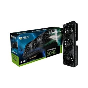 Palit Carte graphique GeForce RTX 5080 Infinity 3 16 Go de GDDR7 Palit Carte graphique GeForce RTX 5080 Infinity 3 16 Go de GDDR7