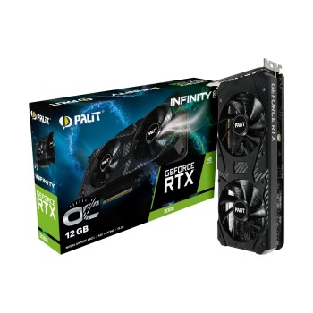 Palit RTX3060 Infinity 2 OC, 12GB GDDR6, GeForce RTX3060, 3x DP, 1x HDMI