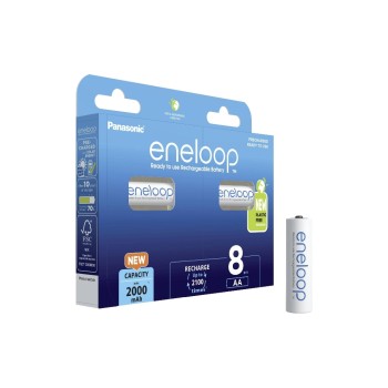 Panasonic Eneloop 8x AA 2000mAh Panasonic Eneloop 8x AA 2000mAh