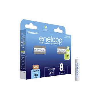 Panasonic Eneloop 8x AAA 800mAh Panasonic Eneloop 8x AAA 800mAh