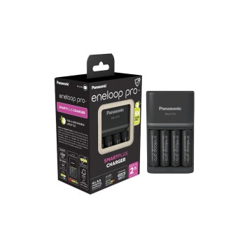 Panasonic Eneloop Smart & Quick Charger, with 4x AA 2500mAh