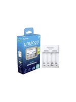 Panasonic Eneloop BQ-CC61USB Chargeur USB pour piles rechargeables NiMH AA et AAA