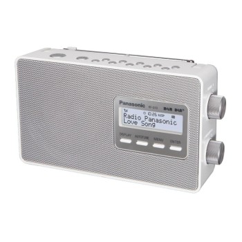 Panasonic RF-D10EG-W, blanc, DAB+ Radio, Handliches Digitalradio Panasonic RF-D10EG-W, blanc, DAB+ Radio, Handliches Digitalradio