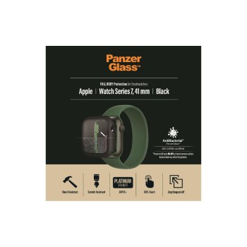 PanzerGlass Apple Watch Full Body Case, Black, for Apple Watch 7/8 (41mm) PanzerGlass Apple Watch Full Body Case, Black, for Apple Watch 7/8 (41mm)