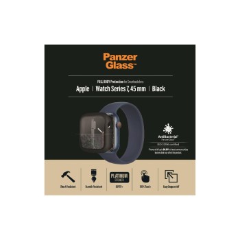 PanzerGlass Apple Watch Full Body Case, Black, for Apple Watch 7/8 (45mm) PanzerGlass Apple Watch Full Body Case, Black, for Apple Watch 7/8 (45mm)