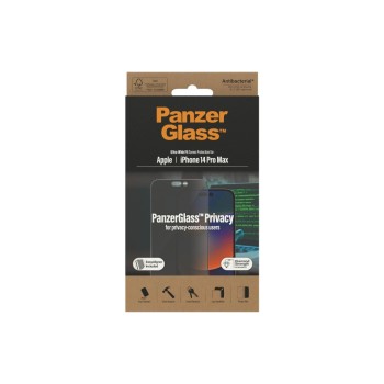 Panzerglass Ultra Wide Fit, Privacy, fürs iPhone 14 Pro Max mit Applicator