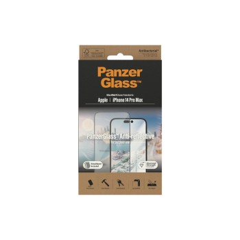 Panzerglass Ultra Wide Fit, Anti Reflective, fürs iPhone 14 Pro Max mit Applicator Panzerglass Ultra Wide Fit, Anti Reflective, fürs iPhone 14 Pro Max mit Applicator