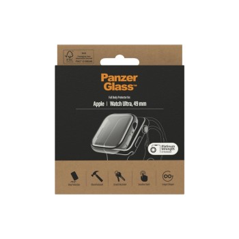 PanzerGlass Apple Watch Full Body Case, Clear, for Apple Watch Ultra PanzerGlass Apple Watch Full Body Case, Clear, for Apple Watch Ultra