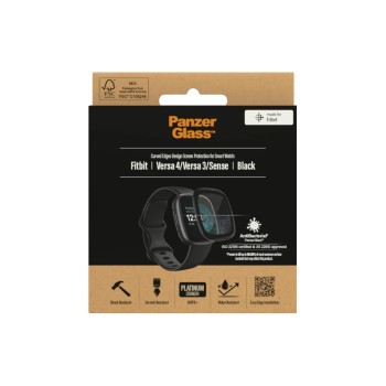 PanzerGlass Displayschutz, for Fitbit Versa 3/4 and Sense PanzerGlass Displayschutz, for Fitbit Versa 3/4 and Sense