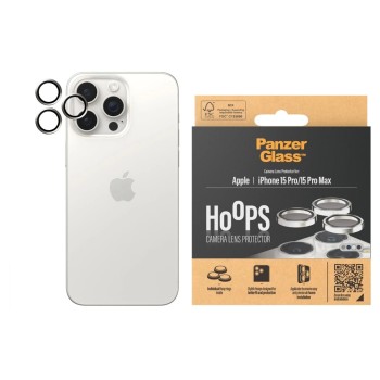 Panzerglass Lens Protector Rings HOOPS Silv, fürs iPhone 15 Pro & 15 Pro Max Panzerglass Lens Protector Rings HOOPS Silv, fürs iPhone 15 Pro & 15 Pro Max