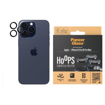 Panzerglass Lens Protector Rings HOOPS Blue, fürs iPhone 15 Pro & 15 Pro Max Panzerglass Lens Protector Rings HOOPS Blue, fürs iPhone 15 Pro & 15 Pro Max