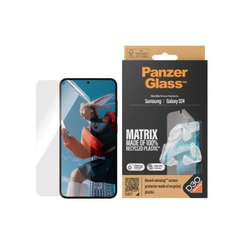 Panzerglass Ultra Wide Fit D3O PET-Folie, fürs Samsung Galaxy S24 mit Applicator Panzerglass Ultra Wide Fit D3O PET-Folie, fürs Samsung Galaxy S24 mit Applicator