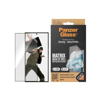 Panzerglass Ultra Wide Fit D3O PET-Folie, fürs Samsung Galaxy S24 Ultra mit Applicato Panzerglass Ultra Wide Fit D3O PET-Folie, fürs Samsung Galaxy S24 Ultra mit Applicato