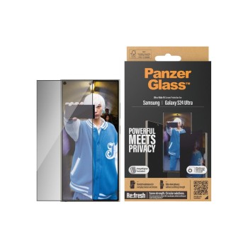 Panzerglass Ultra Wide Fit Privacy, fürs Samsung Galaxy S24 Ultra mit Applicato Panzerglass Ultra Wide Fit Privacy, fürs Samsung Galaxy S24 Ultra mit Applicato