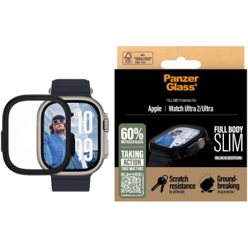 PanzerGlass Full Body Case Slim Black, for Apple Watch Ultra 2 23/24 PanzerGlass Full Body Case Slim Black, for Apple Watch Ultra 2 23/24