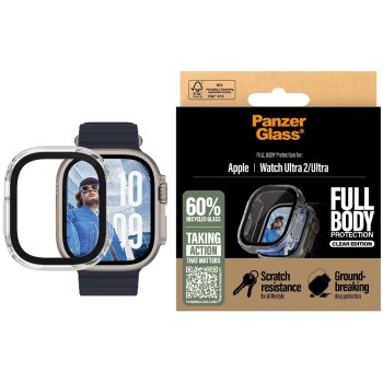 PanzerGlass Full Body Case Transparent, for Apple Watch Ultra 2 23/24 PanzerGlass Full Body Case Transparent, for Apple Watch Ultra 2 23/24