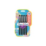 Paper Mate Fineliner Flair Medium 0.7 mm, Noir, 5 pièces