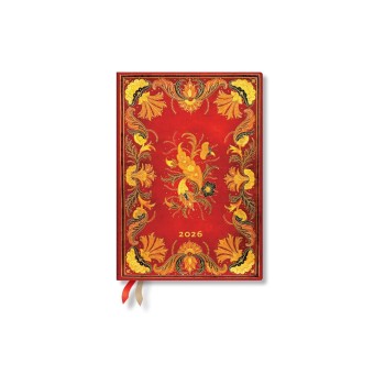 Paperblanks Tagesagenda Fiametta, Midi, HOR, 1W/2S, 160 pages, 2026 Paperblanks Tagesagenda Fiametta, Midi, HOR, 1W/2S, 160 pages, 2026