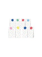 Papierdrachen Sacs d'anniversaire 24 pièces, confettis, 20 x 8 x 6 cm