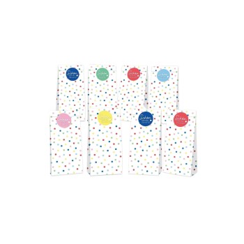 Papierdrachen Geburtstagstüten, 24 Stück, Konfetti, 20x8x6 cm Papierdrachen Geburtstagstüten, 24 Stück, Konfetti, 20x8x6 cm