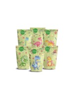 Papierdrachen Sacs-cadeaux pour un anniversaire sur le thème des dinosaures 14 x 22 cm, 12 pièces