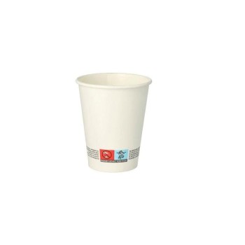 Papstar Pappbecher pure 0,2 Liter, 50 Stück Ø 8cm, Pappe, PLA-beschichtet