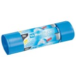Papstar Sac à ordures ménagères 120 l, 25 Pièce/s, Bleu clair
