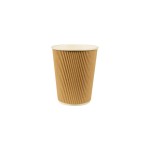 Papstar Tasses à café jetables Carton Ripple Wall 1 dl 25 Pièce/s