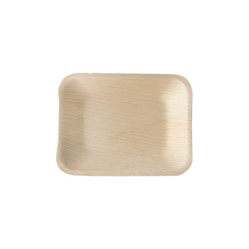 Papstar Teller Palmblatt Pure eckig, 1 Pack à 25 Stk. 16x12x2.5cm