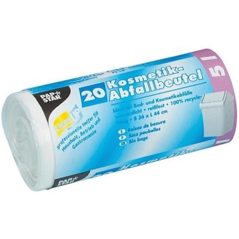 Papstar Müllbeutel LDPE 5l, 1 Rolle, 1 Rolle à 20 Stk.