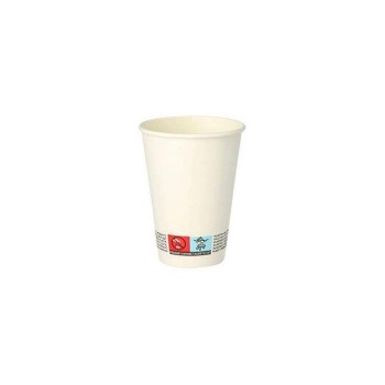 Papstar Automatenbecher  TO GO 50 Stk., 1 Pack à 50 Stk. Pappe white