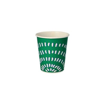 Papstar Trinkbecher m. Henkel 2dl 100 Stk., 1 Pack à 100 Stk. Pappe grün