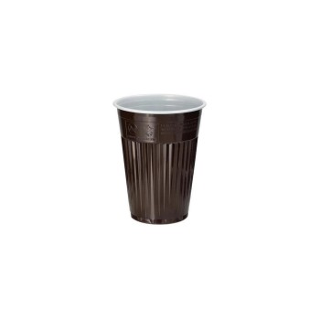 Papstar Thermo-Automatenbecher 100 Stk., 1 Pack à 100 Stk. PS braun 1.8dl