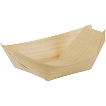 Papstar Fingerfood-Schale Holz PURE 50 Stk., 1 Pack à 50 Stk.