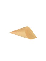 Papstar Pure Sacs à cône bois 50 pièces