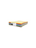 Tonzeichenpapier A4,  300 Stk, 10 Farben assortiert