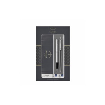 Parker Stylo plume DuoSet Parker Jotter Edelstahl C.C. Noir Parker Stylo plume DuoSet Parker Jotter Edelstahl C.C. Noir