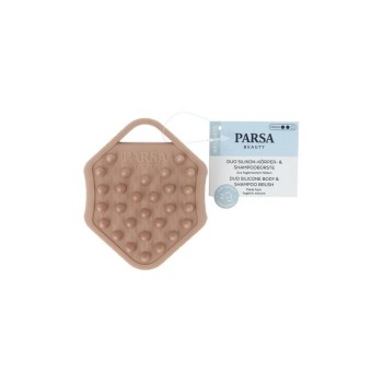 Parsa Beauty Brosse à corps en silicone Rose-beige Parsa Beauty Brosse à corps en silicone Rose-beige