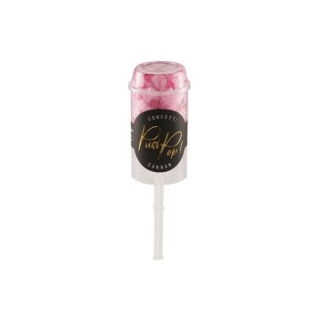 Partydeco Push-Pop Konfetti pink, Ø Konfettis: 8 mm Partydeco Push-Pop Konfetti pink, Ø Konfettis: 8 mm