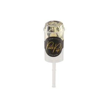 Partydeco Push-Pop Konfetti gold, Ø Konfettis: 15 mm Partydeco Push-Pop Konfetti gold, Ø Konfettis: 15 mm