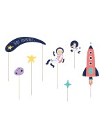 Partydeco Topper pour gâteau Kosmos 1 Pièce/s, Multicolore