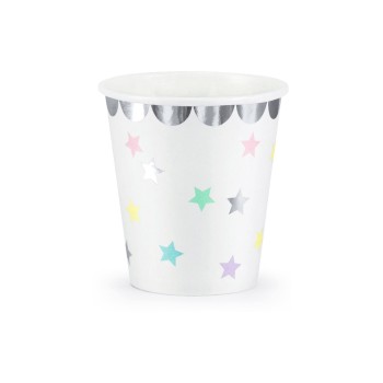 Partydeco Becher Einhorn Sterne, 180 ml, 6 Stück Partydeco Becher Einhorn Sterne, 180 ml, 6 Stück