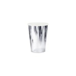 Partydeco Becher uni silver, 220ml, 6 Stück