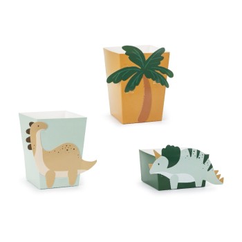 Partydeco Snackboxen Dinosaurier, mix
