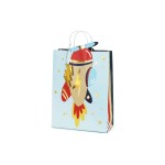 Partydeco Sac cadeau Avion 10 x 24 x 35,5 cm, Multicolore