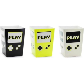 Partydeco Snackboxen Game, mix, 7x7x12 cm, 6 Stk