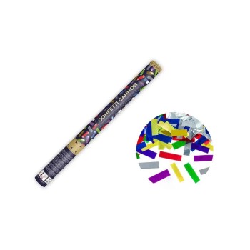 Partydeco Konfettikanone Streifen, farbig, 60 cm Partydeco Konfettikanone Streifen, farbig, 60 cm